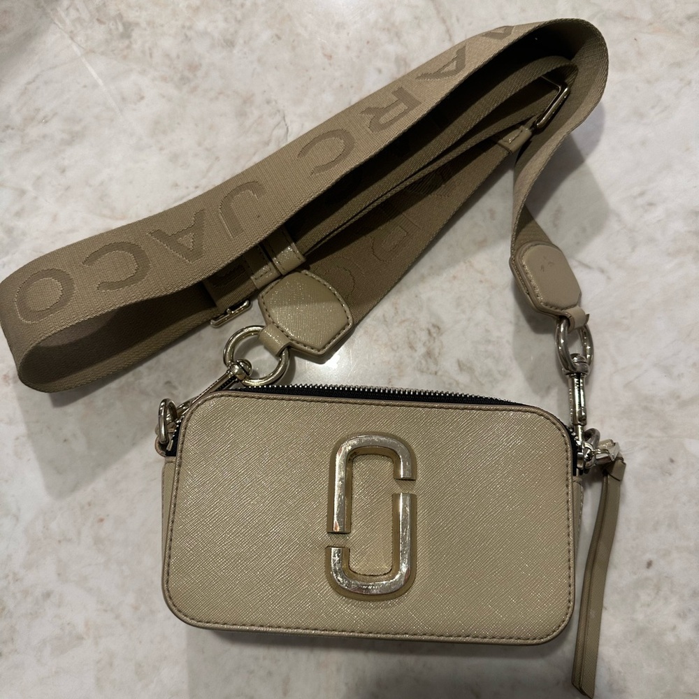 Marc Jacobs Beige Crossbody Bag